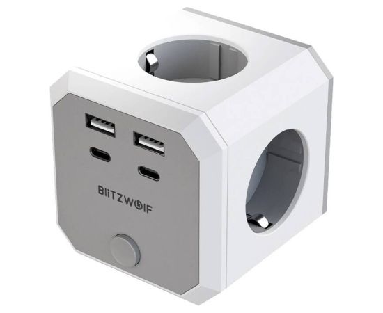 BlitzWolf BW-EC2 8-in-1 Power Cube (4xAC / 2 x USB-A / 2 x USB-C)