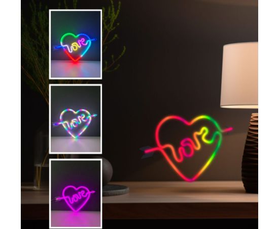 Manta SNL59RGB Style Neon Lights LOVE HEART