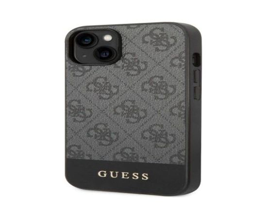 Guess Apple  Phone 14 Plus Stripe Case Grey