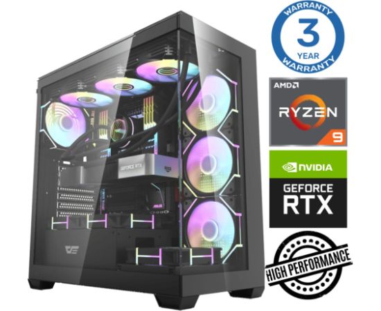 INTOP Ryzen 9 5900X 16GB 1TB SSD M.2 NVME+2TB RTX5060Ti 8GB no-OS