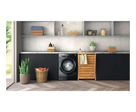 Hotpoint Ariston NLCD 948 BS A EU Veļas mazg. mašīna 9kg 1400rpm Melna