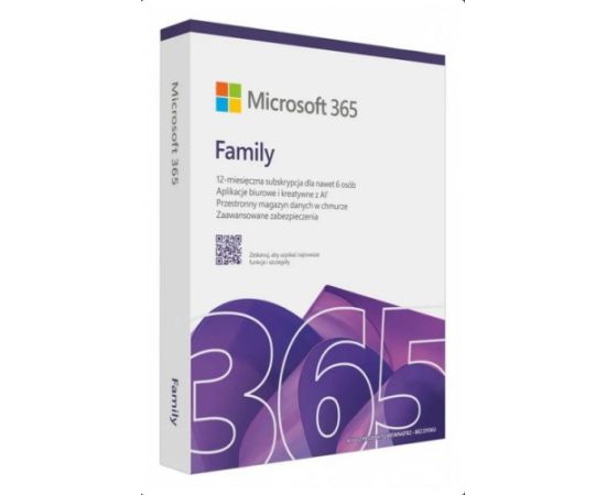 Microsoft 365 Family Polish EuroZone Subscr