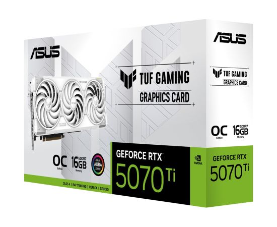 ASUS TUF Gaming TUF-RTX5070TI-O16G-WHITE-GAMING NVIDIA GeForce RTX 5070 Ti 16 GB GDDR7