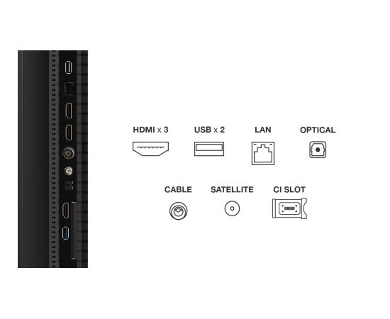 TCL P79K 50P79K TV 127 cm (50") 4K Ultra HD Smart TV Wi-Fi Metallic 430 cd/m²