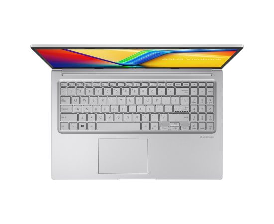 ASUS Vivobook 15 X1504VA-BQ2094W i5-1334U 15.6"FHD IPS-level 60Hz 250nits AG 16GB DDR4 SSD512 Intel Iris Xe Graphics WLAN+BT Cam720p 42WHrs Win11 Cool Silver