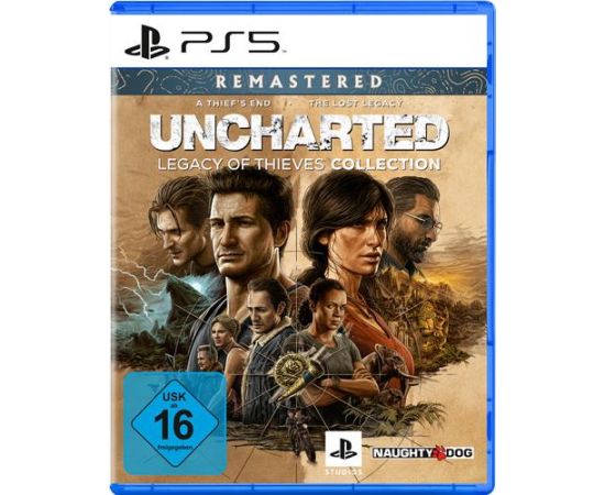 PS5 Uncharted Legacy of Thieves Collection Remastered Playstation 5 video spēle