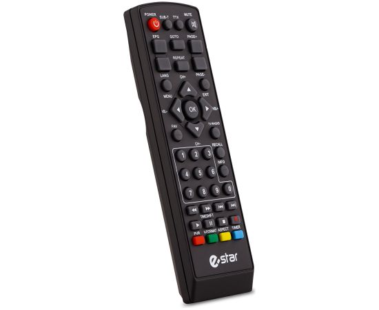 Estar Distancinis pried. RCU STB T2 535/536/538 Black