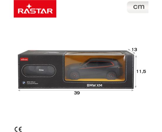 Radio vadāmā mašīna BMW XM 1:24 (baterijas) Rastar 6 virzieni CB41331