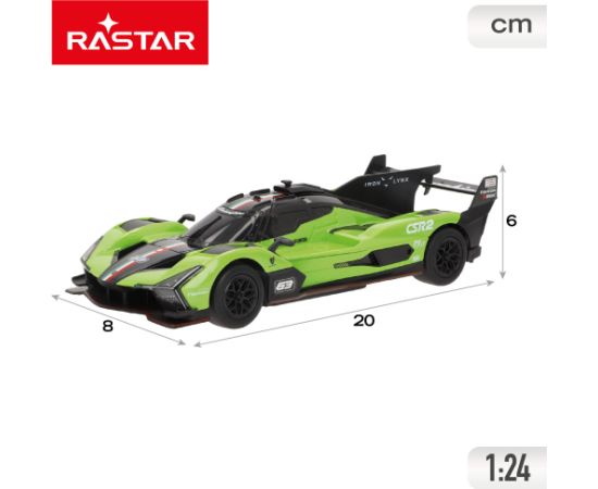 Radio vadāmā mašīna LAMBORGHINI SC63 LMDH 1:24 (baterijas) Rastar 4 virzieni, CB41329