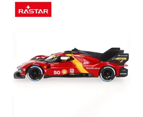 Rastar Radiovadāmā mašīna FERRARI 499P 1:14 6 virz., baterijas 6+ CB41288