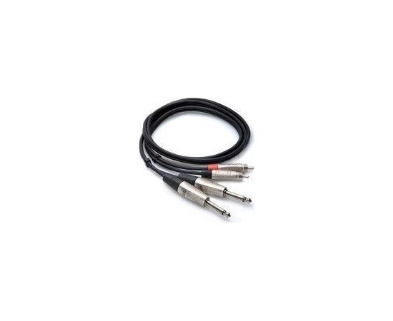 VADS Hosa Jack 6.3 mm x2 - RCA (Cinch) x2 0.91m (HPR-003X2)