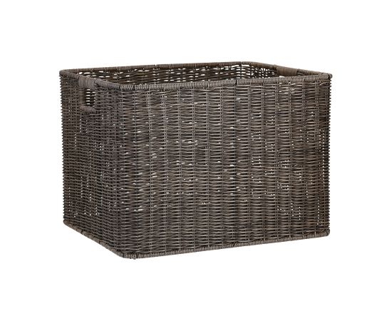 Basket BASILE 45x37xH32cm, dark