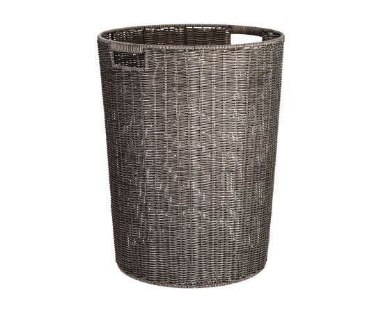 Basket BASILE D46/39xH61cm, dark