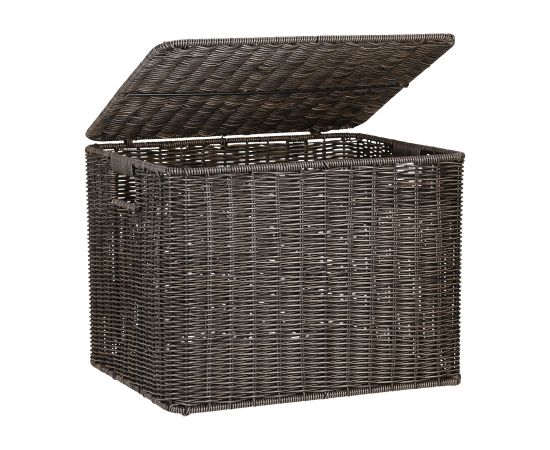 Basket BASILE 45x37xH33cm, dark