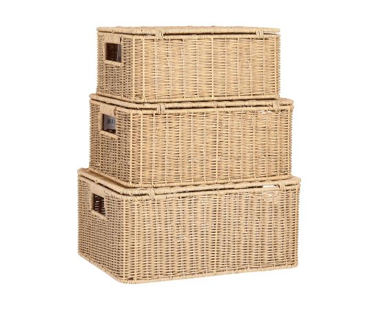 Basket BASILE 31x21xH13cm, natural