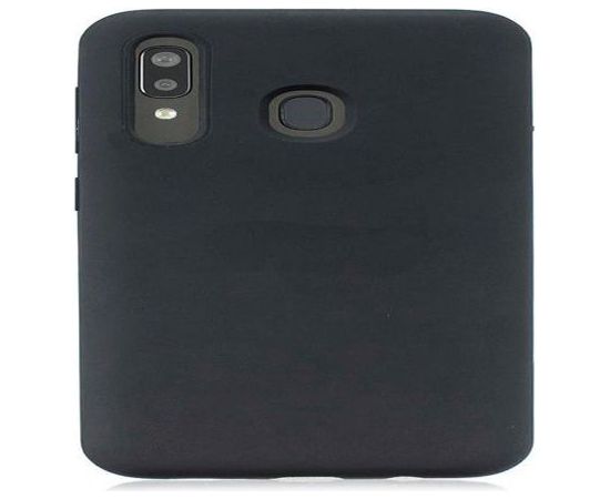 Evelatus Samsung  Galaxy A20E Nano Silicone Case Soft Touch TPU Black
