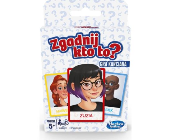 Hasbro Gra karciana Zgadnij kto to? (E7588)