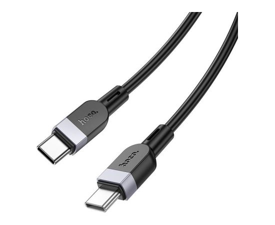 Hoco   X109 Energy 60W silicone charging data cable C to C(L=2M) Black