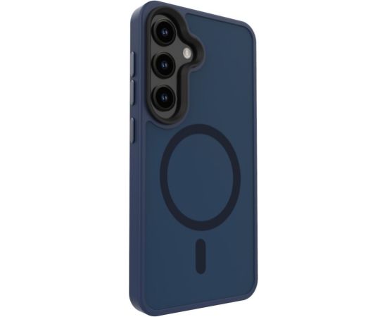 Evelatus Samsung  Galaxy S25 Hybird Case With Magnetic PC+TPU Midnight Blue
