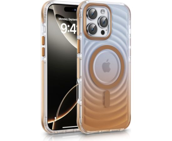 Evelatus Apple  iPhone 16 Pro Max EchoWave Clear MagSafe Gold Neoriģinālie Maciņi