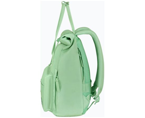 American Tourister Urban Groove Pastels Roll Top Backpack Pastel Green