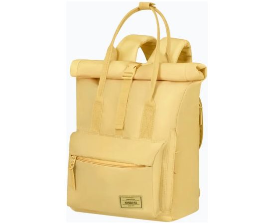 American Tourister Urban Groove Pastels Roll Top Backpack Pastel Yellow
