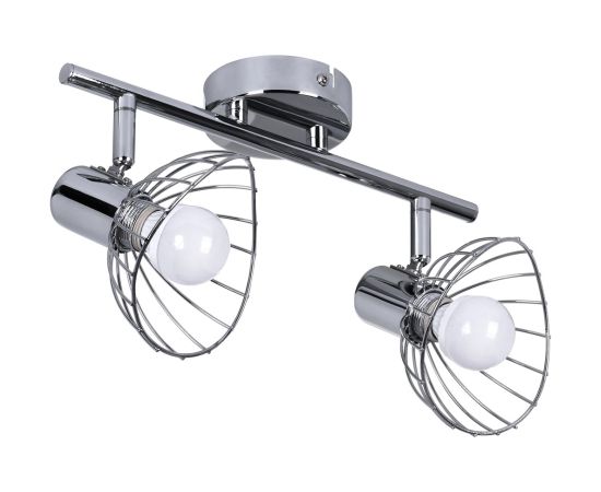 Activejet GIZEL double ceiling wall light strip chrome E14 wall lamp for living room