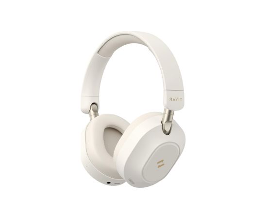 Havit H668BT - BT cordless headphones, beige
