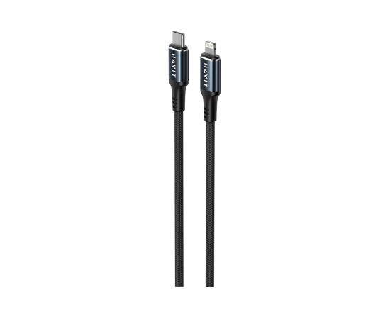 Havit CB6311 - USB Type C to Lightning cable, 1 m (black)