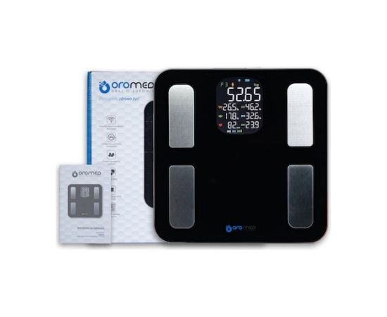 Waga łazienkowa ORO BLUETOOTH SMART BLACK OROMED