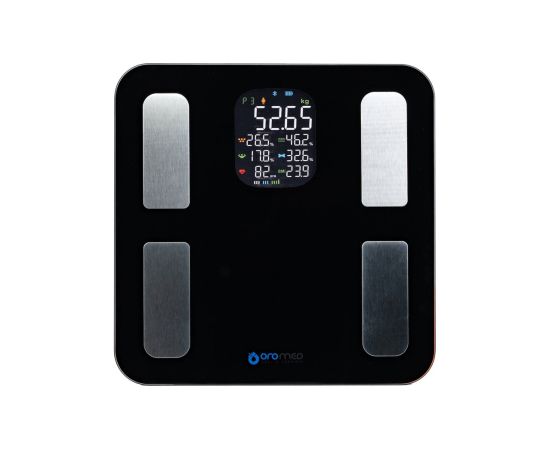 Waga łazienkowa ORO BLUETOOTH SMART BLACK OROMED