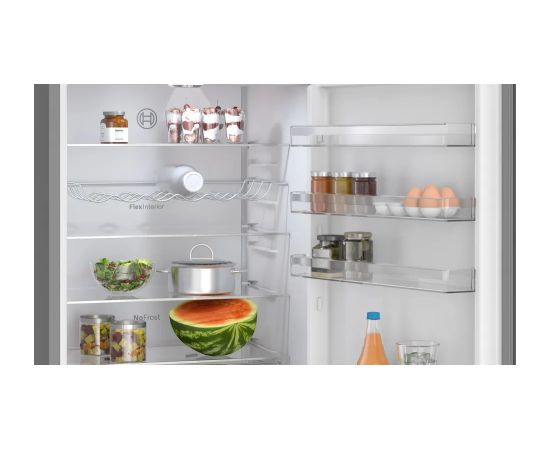 Bosch Serie 4 KGN49OCAF fridge-freezer Freestanding 311 L A Anthracite