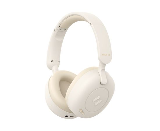 Havit H655BT - Bluetooth wireless headphones, beige
