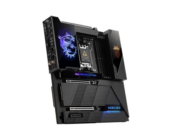 Mainboard MSI AMD X870E SAM5 EATX Memory DDR5 Memory slots 4 1xPCI-Express 1x 2xPCI-Express 16x 7xM.2 1xAudio-In 1xAudio-Out 4xUSB 2.0 4xUSB 3.2 4xUSB-C 1xOptical S/PDIF 2xRJ45 2xAudio port MEGX870EGODLIKE