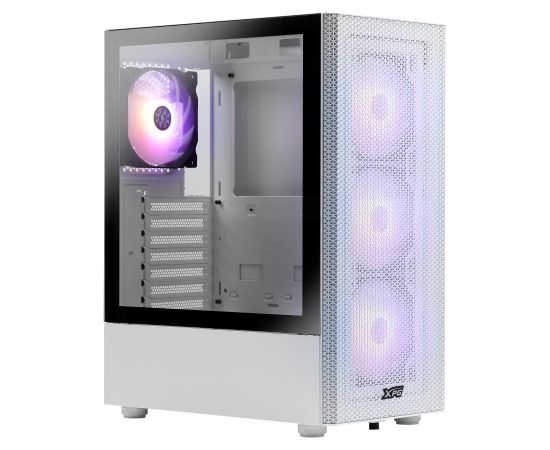 A-data Case ADATA XPG VALOR MESH C MidiTower Case product features Transparent panel Not included ATX MicroATX MiniITX Colour White VALORMESHMT-WHCWW
