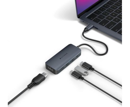 HUB USB HyperDrive Next 4 Port USB-C Hub HDMI/4K60Hz/Mac/PC/Chromebook/ 100W PD/Pass-Through