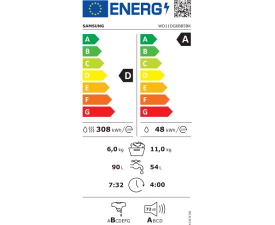 Samsung WD11DG6B85BKU4