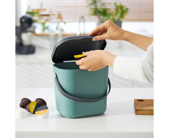 ROTHO Albula Dark green - waste sorting container - 6l