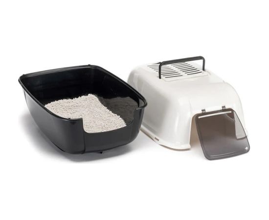 FERPLAST HOME PRIMA BLACK Kuweta - 39,5x52,5x38