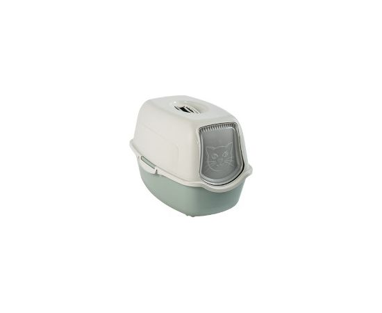 ROTHO Bailey Hooded litter box Green, White
