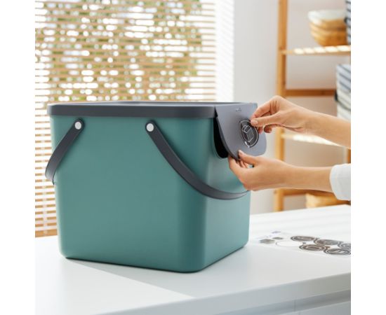 ROTHO Albula Green - waste sorting container - 40l