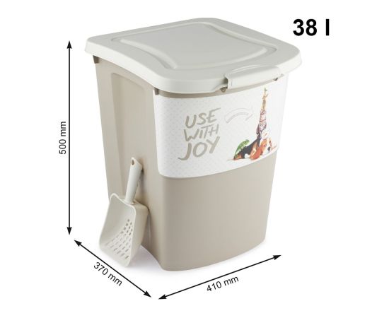 ROTHO Archie Beige - food container - 38l