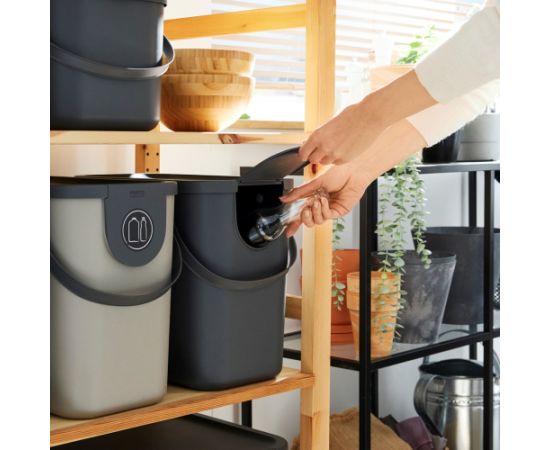 ROTHO Albula Cappuccino - waste sorting container - 25l
