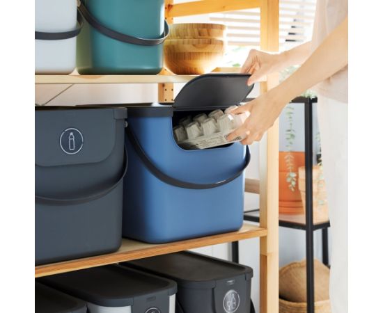 ROTHO Albula Blue - waste sorting container - 25l
