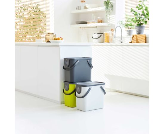 ROTHO Albula Lime - waste sorting container - 25l