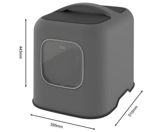ROTHO Biala Anthracite - cat litter box