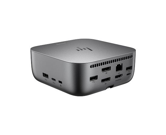 HP Thunderbolt 4 Dock G6 100W - 3x USB-A, 2x USB-C, 1x USB-C Thunderbolt 4, 2x DisplayPort, 1x HDMI, 1x RJ-45, Meteor Silver