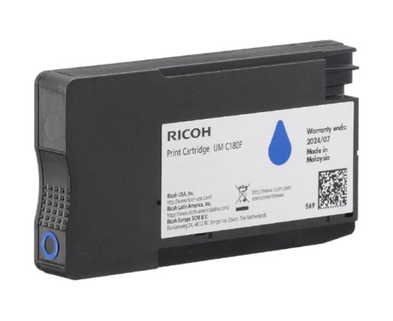 Ricoh IJM C180F (408518) Toner Cartridge, Cyan