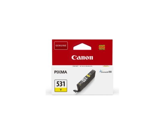 Canon CLI-531Y (6121C001) Ink Cartridge, Yellow