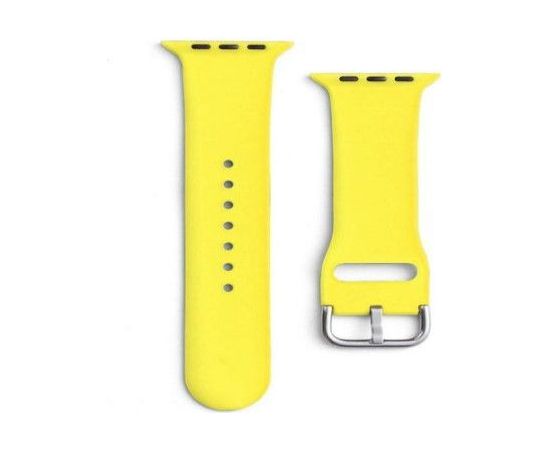 iLike   Silicone Strap APS Silicone Watch Band 8/7/6/5/4/3/2 / SE (41/40 / 38mm) Strap Watchband Yellow